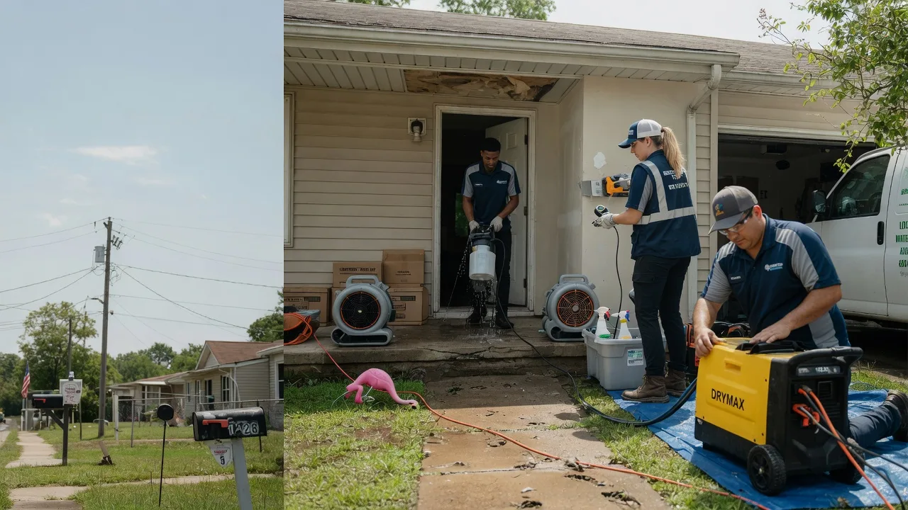 Storm Damage Water Removal in Germantown, IL near me